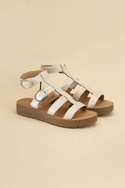 LEDELL-S Casual Gladiator Summer Ankle Straps Sandals