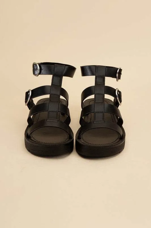 LEDELL-S Casual Gladiator Summer Ankle Straps Sandals