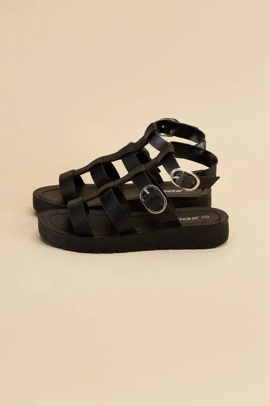 LEDELL-S Casual Gladiator Summer Ankle Straps Sandals
