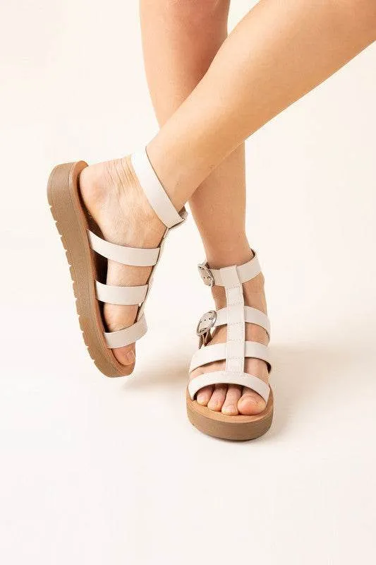 LEDELL-S Casual Gladiator Summer Ankle Straps Sandals