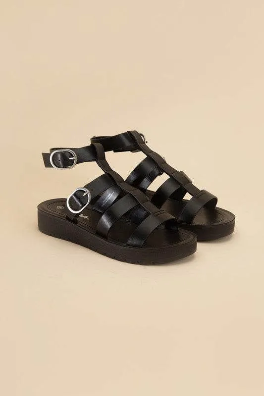LEDELL-S Casual Gladiator Summer Ankle Straps Sandals