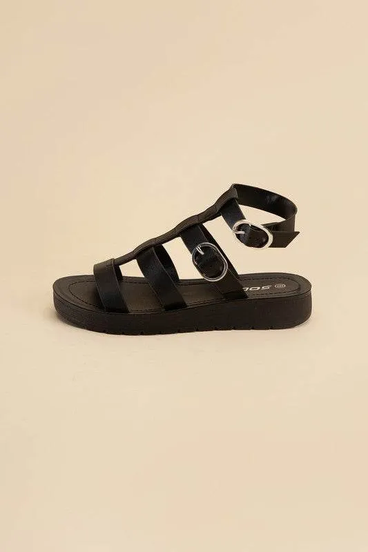 LEDELL-S Casual Gladiator Summer Ankle Straps Sandals