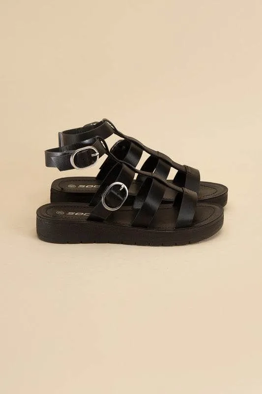 LEDELL-S Casual Gladiator Summer Ankle Straps Sandals