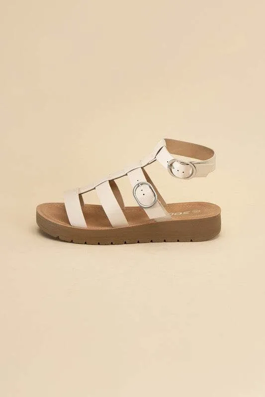 LEDELL-S Casual Gladiator Summer Ankle Straps Sandals