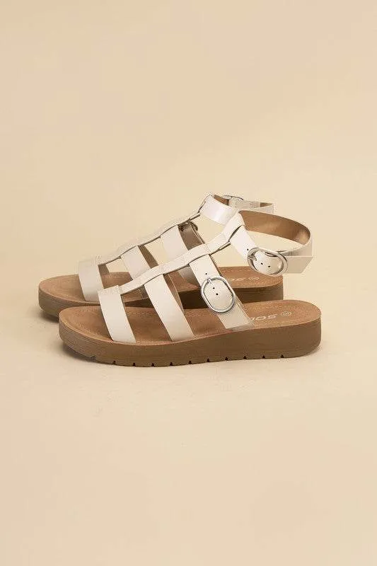 LEDELL-S Casual Gladiator Summer Ankle Straps Sandals