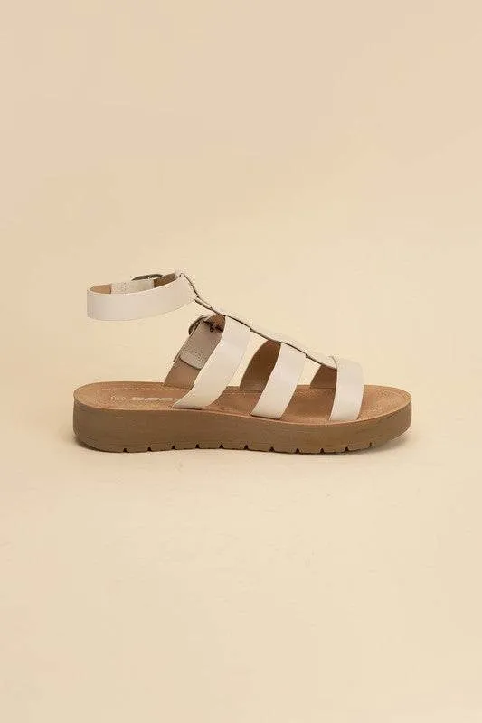 LEDELL-S Casual Gladiator Summer Ankle Straps Sandals