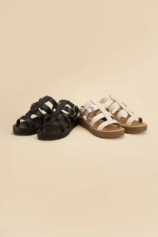 LEDELL-S Casual Gladiator Summer Ankle Straps Sandals