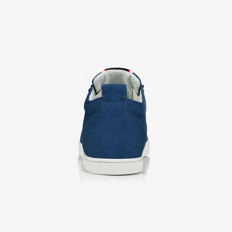 Low Top Spike Denim Sneaker