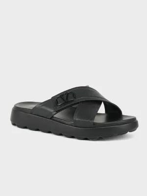 Men "TIROSH" Crossover Casual Slippers