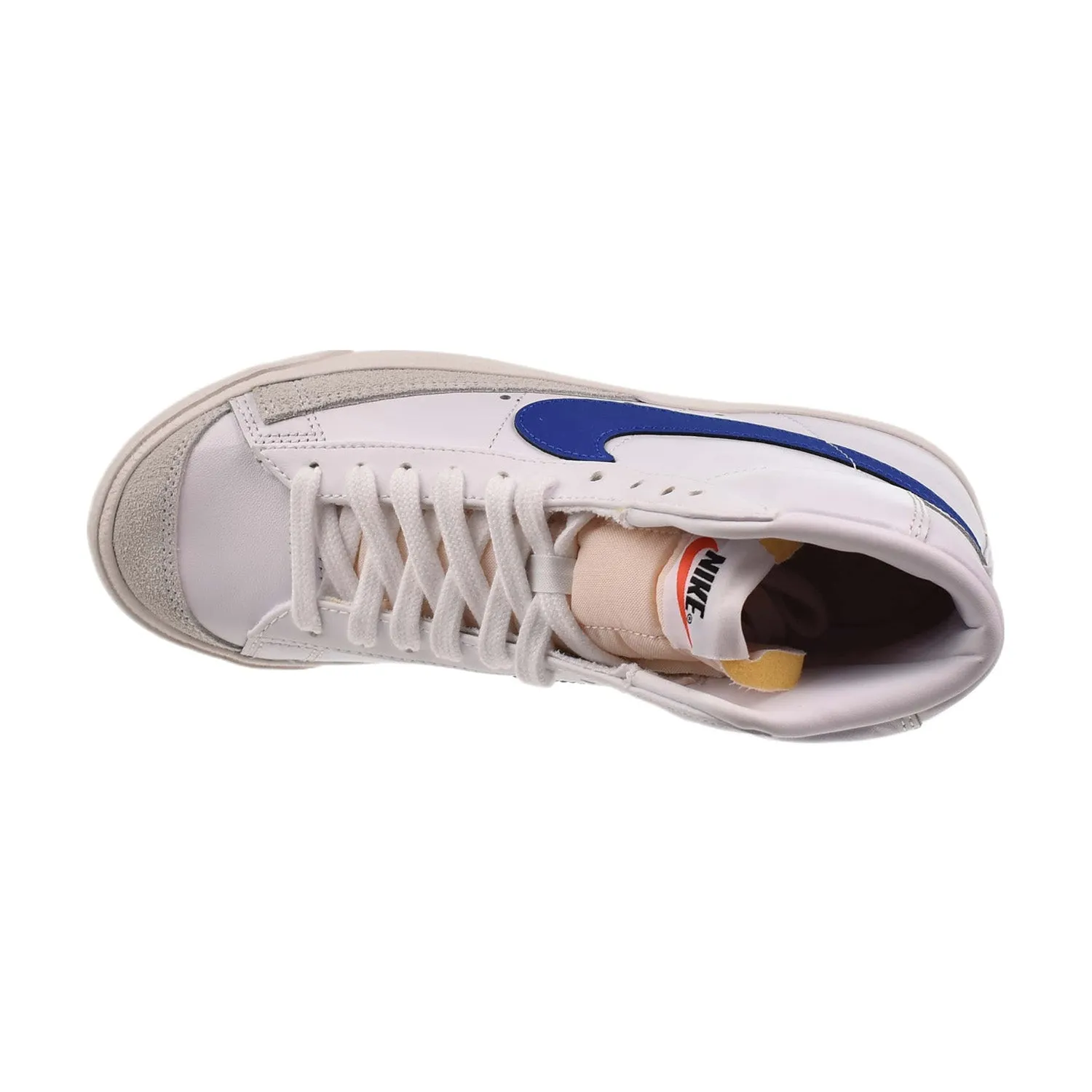 Nike Blazer Mid '77 Women's Shoes White-Royal-Sail