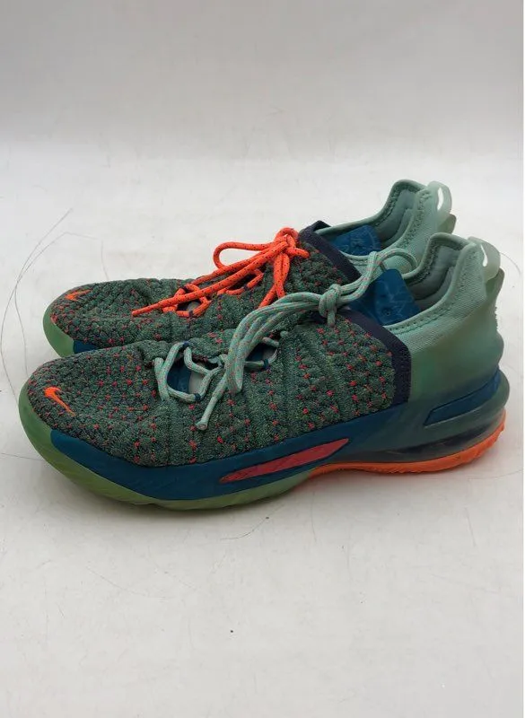 Nike Boys LeBron 18 CW2760-300 Green Athletic Shoes - Size 6.5