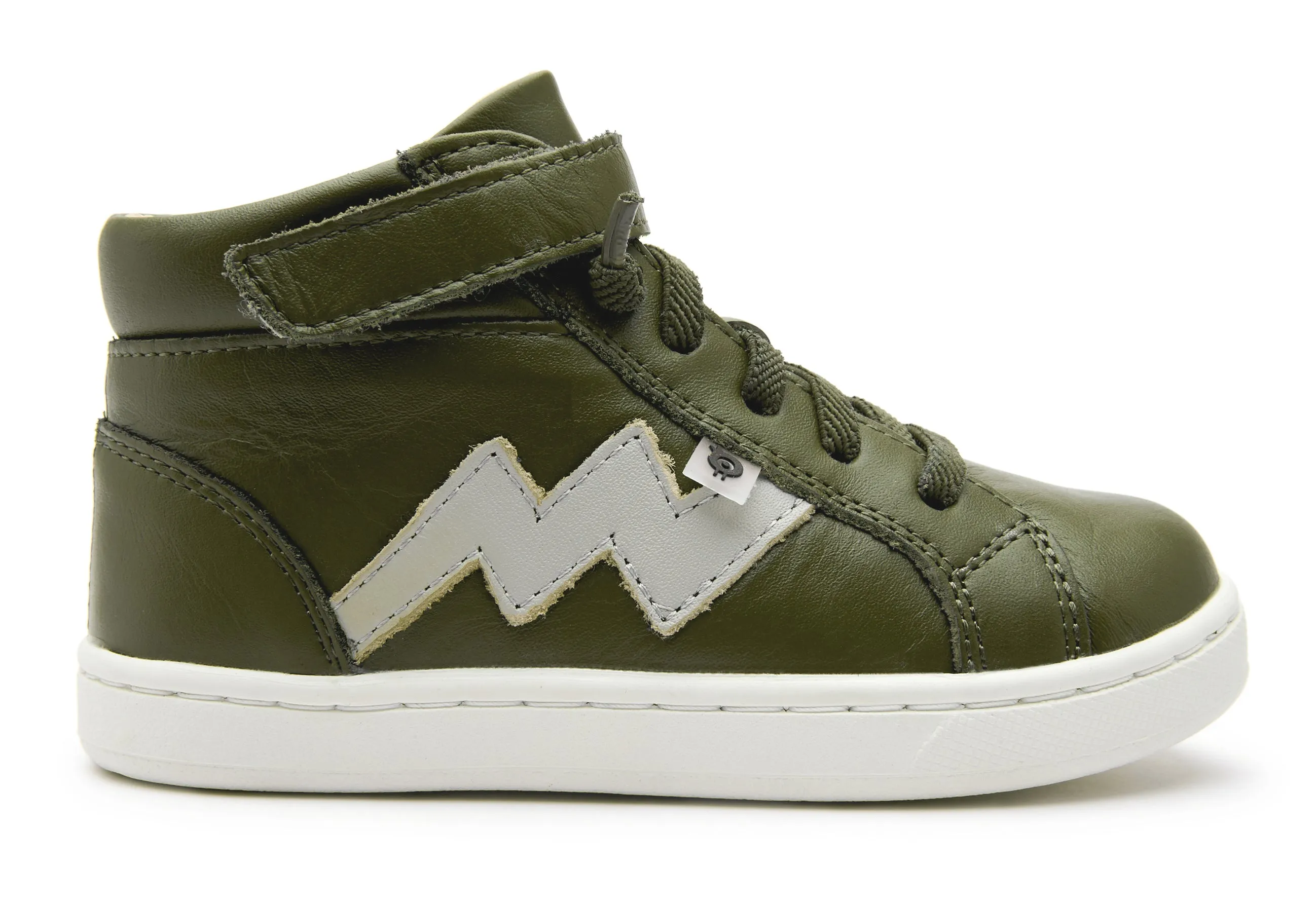 Old Soles Boy's and Girl's 6137 Bolted Hightop Sneakers - Militare/Gris