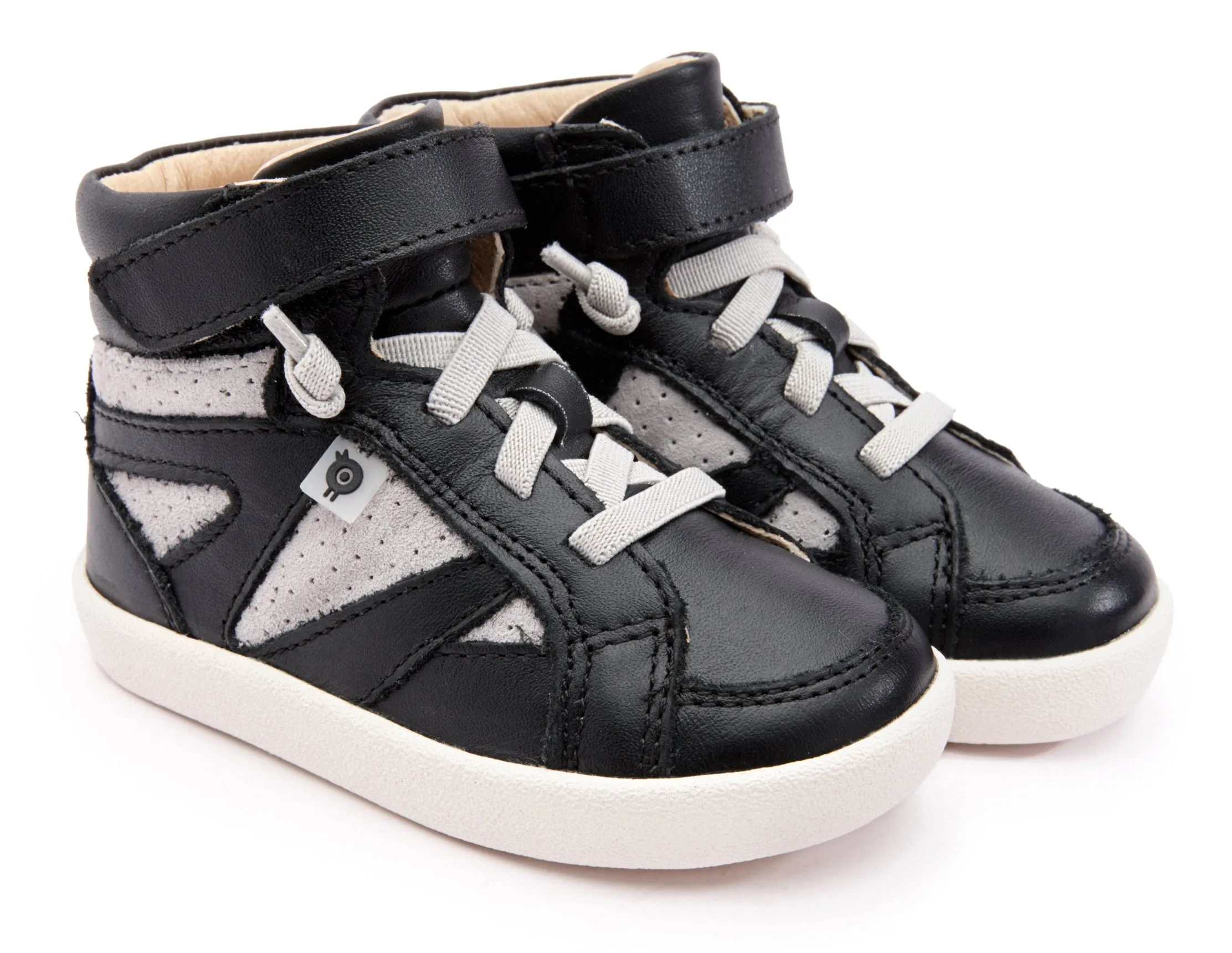 Old Soles Girl's & Boy's New Leader Sneakers - Black/Grey Suede