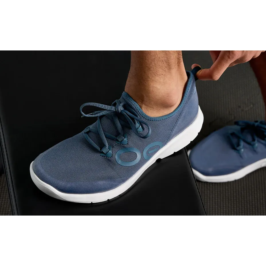 OOFOS Men's Oomg Sport LS Low Shoe in Moroccan Blue