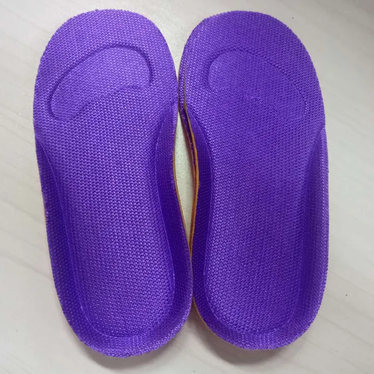 Plain colour deodorant insoles for children's leisure sports shoes