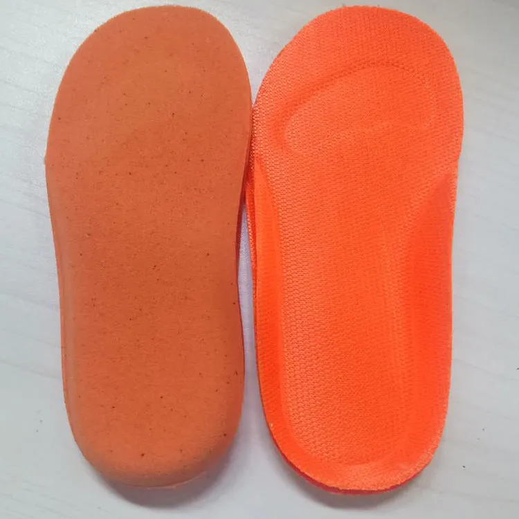 Plain colour deodorant insoles for children's leisure sports shoes