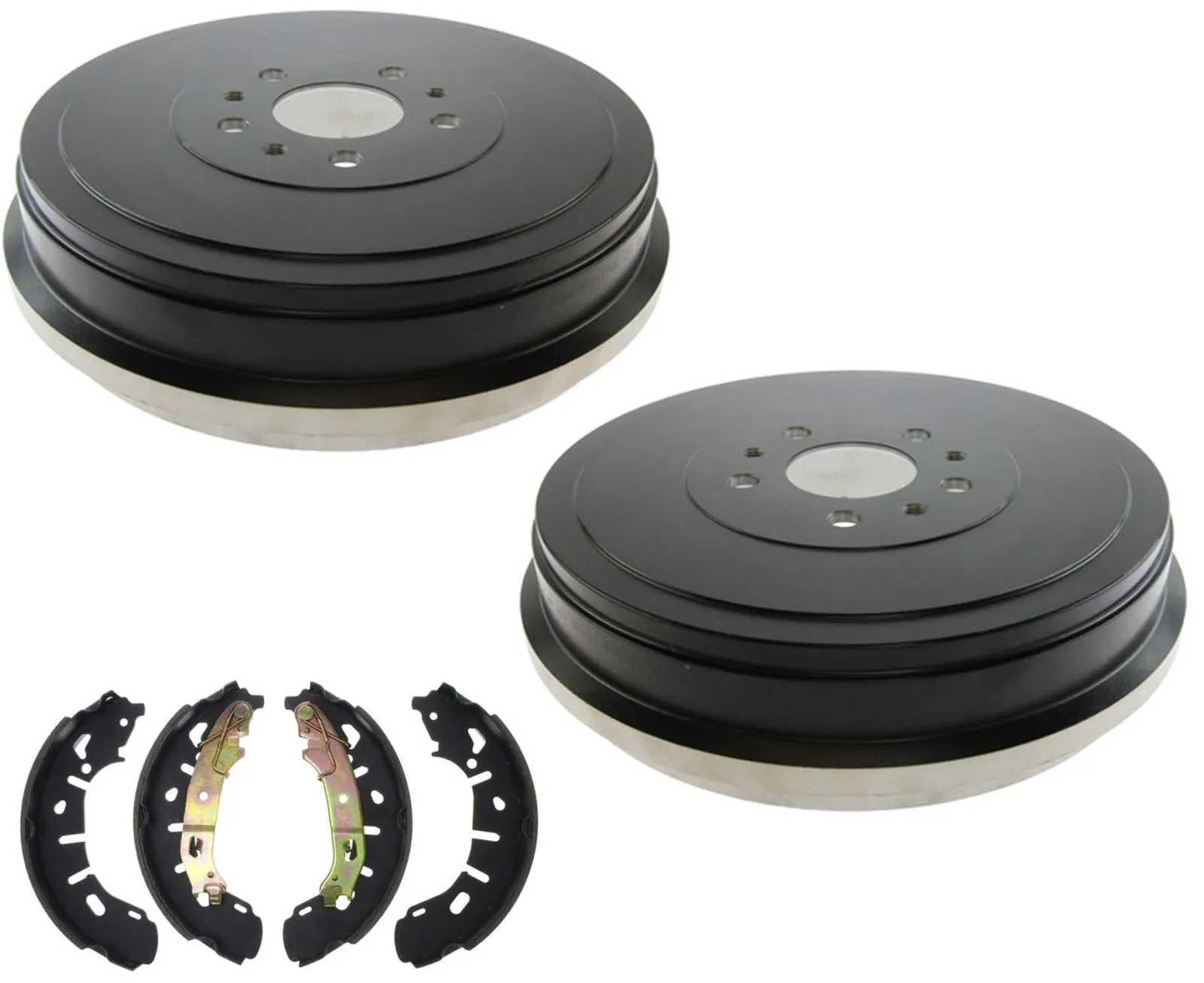 Premium Rear Brake Drum and Brake Shoe Service Kit For Ram ProMaster City 14-22