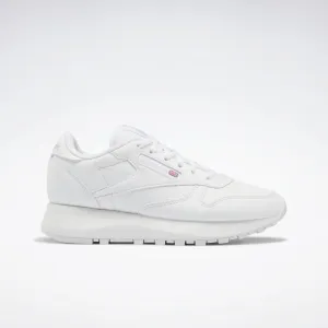 Reebok Footwear Kids CL LTHR SP FTWR WHT/FTWR WHT/PURE GRY 2