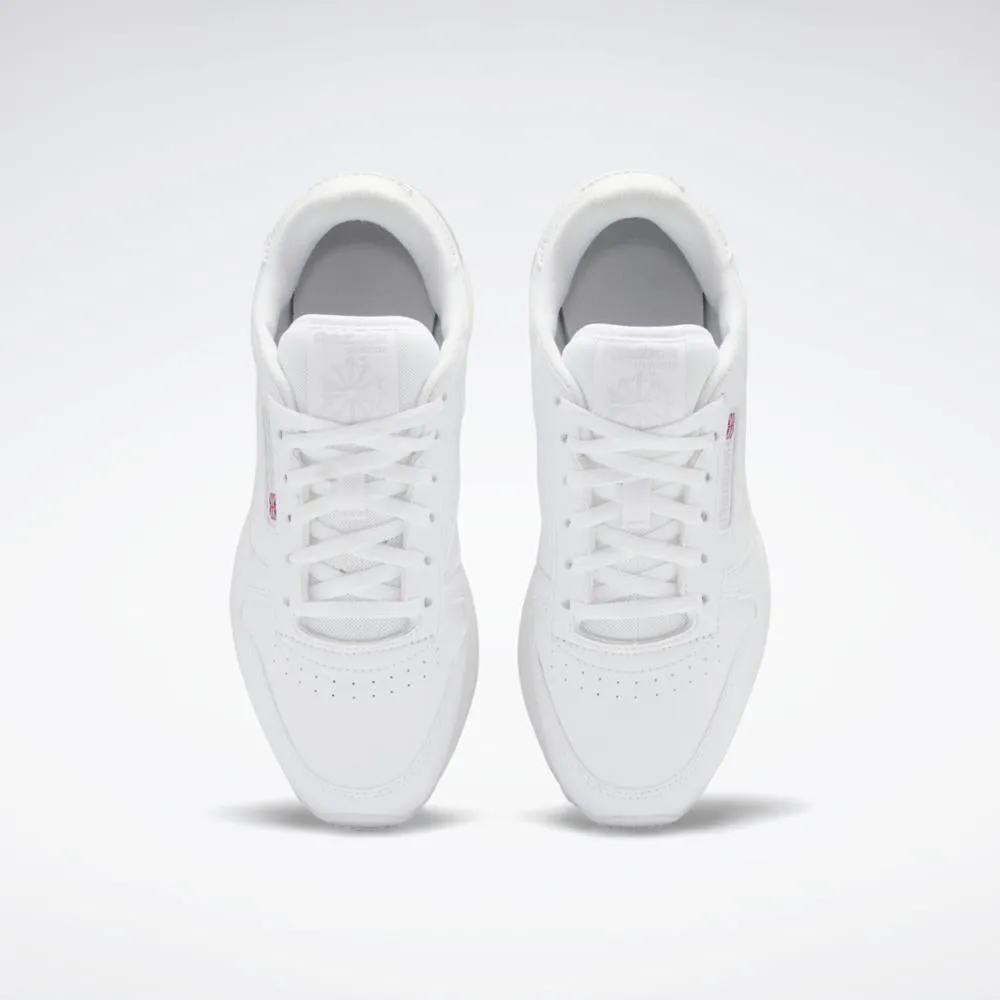 Reebok Footwear Kids CL LTHR SP FTWR WHT/FTWR WHT/PURE GRY 2