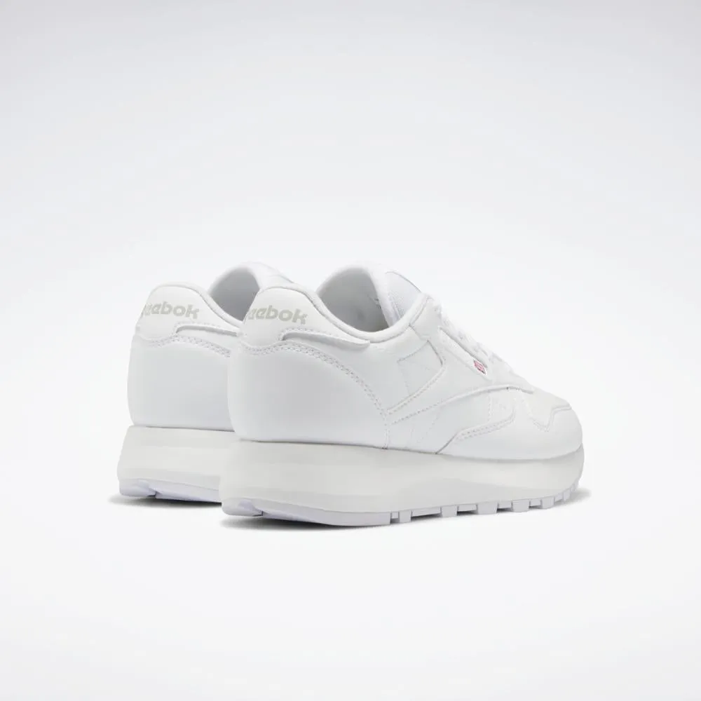 Reebok Footwear Kids CL LTHR SP FTWR WHT/FTWR WHT/PURE GRY 2