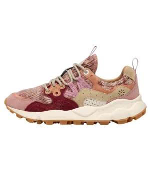 SNEAKERS DONNA "YAMANO 3 WOMAN" SUEDE E LANA - ROSA