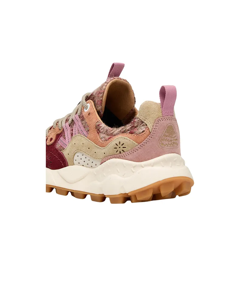 SNEAKERS DONNA "YAMANO 3 WOMAN" SUEDE E LANA - ROSA