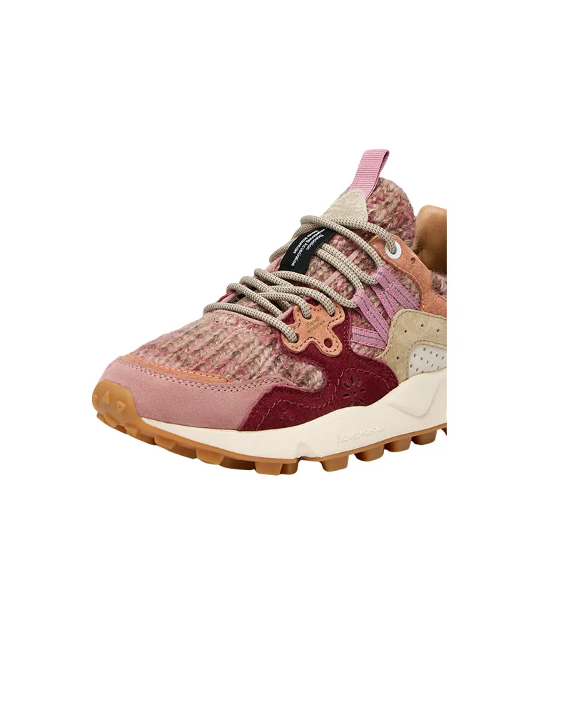 SNEAKERS DONNA "YAMANO 3 WOMAN" SUEDE E LANA - ROSA