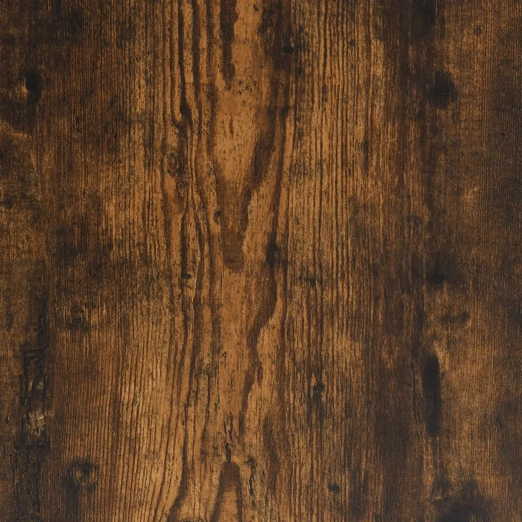 Storage Bench Smoked Oak 100x42.5x47 cm Engineered Wood