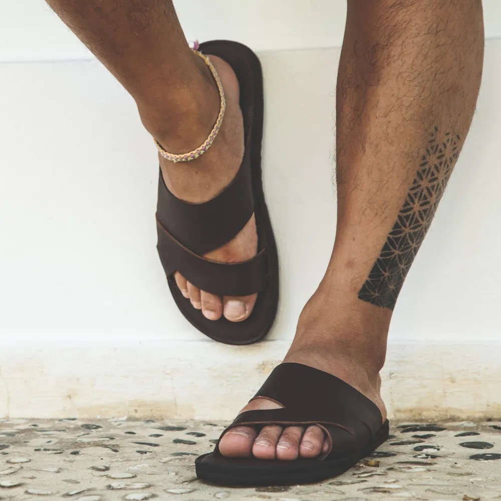 The Mateo Men's Leather Sandal