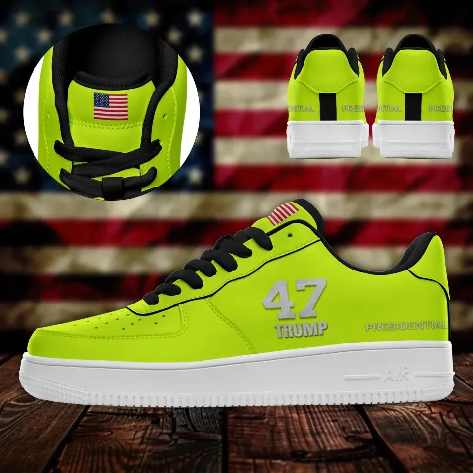 Unique Gift,Personalized Trump 47 Sneakers, Custom Stylish Shoes, Comfortable Unisex Shoes