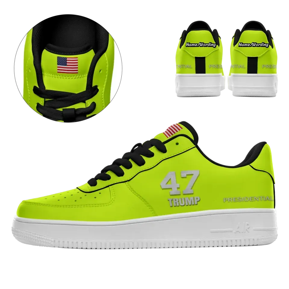 Unique Gift,Personalized Trump 47 Sneakers, Custom Stylish Shoes, Comfortable Unisex Shoes