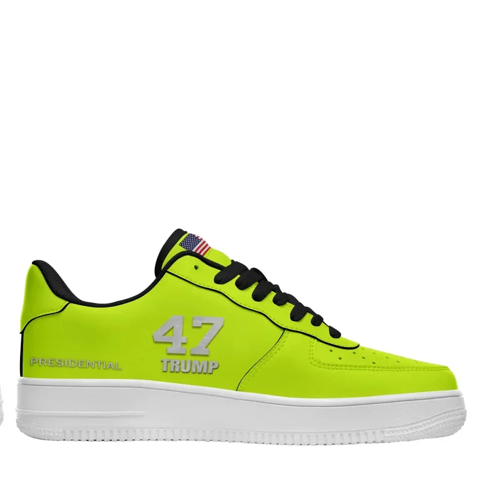 Unique Gift,Personalized Trump 47 Sneakers, Custom Stylish Shoes, Comfortable Unisex Shoes