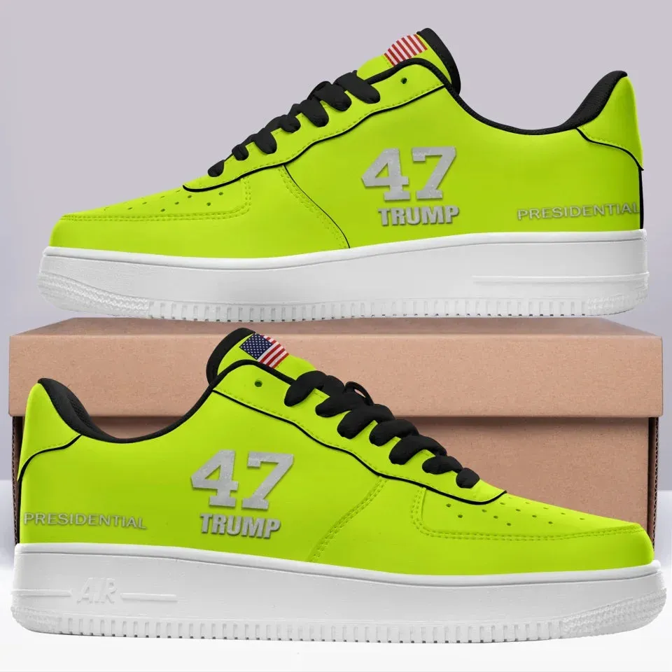 Unique Gift,Personalized Trump 47 Sneakers, Custom Stylish Shoes, Comfortable Unisex Shoes