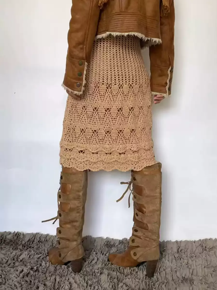 Vintage-Inspired Light Brown Cowgirl Boots with Round Toe – Cowgirl Boots for Wedding