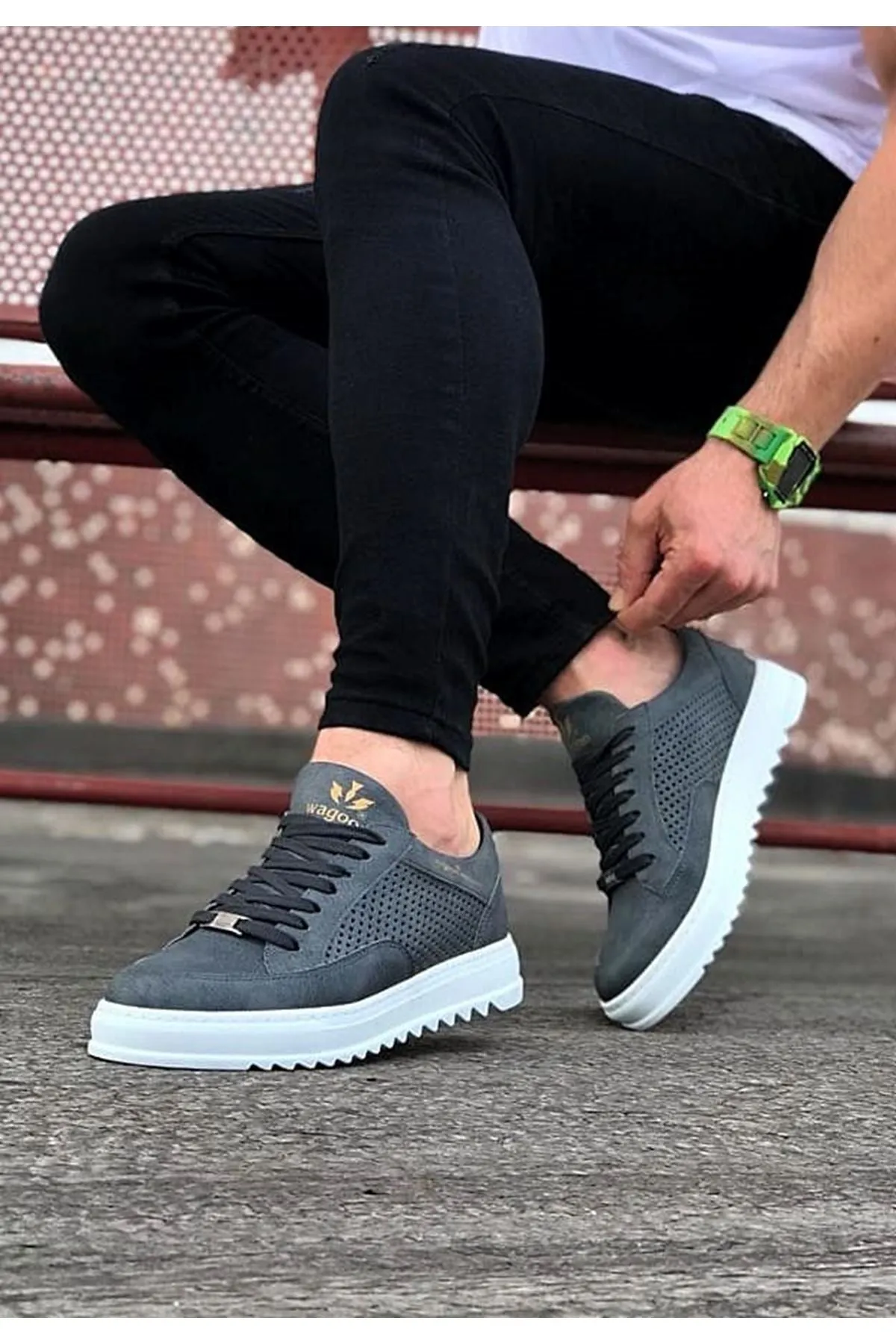 WG505 Gray Men Casual Shoes