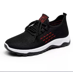 Women & Kids Black Casual Hiking Sports Trainer Shoes