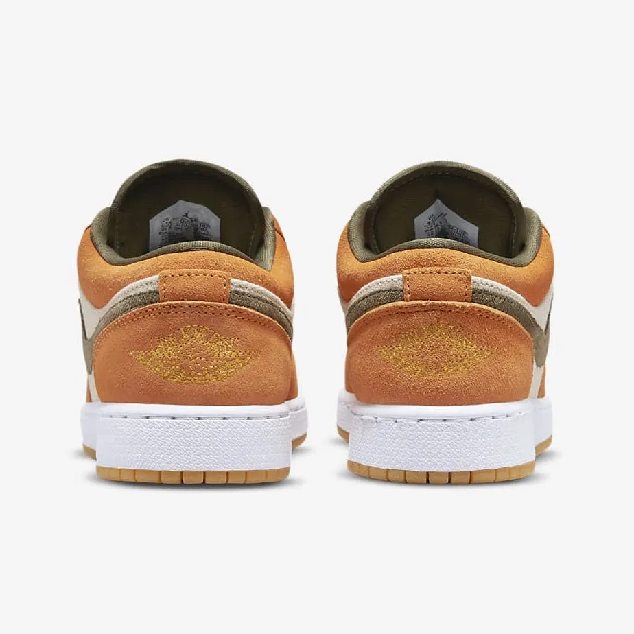 Women's / GS Air Jordan 1 Low "Ceramic Orange Olive" (DJ0342-102)