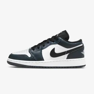 Women's / GS Air Jordan 1 Low "Dark Teal" (Dark Teal/White/Black)(553560-411)