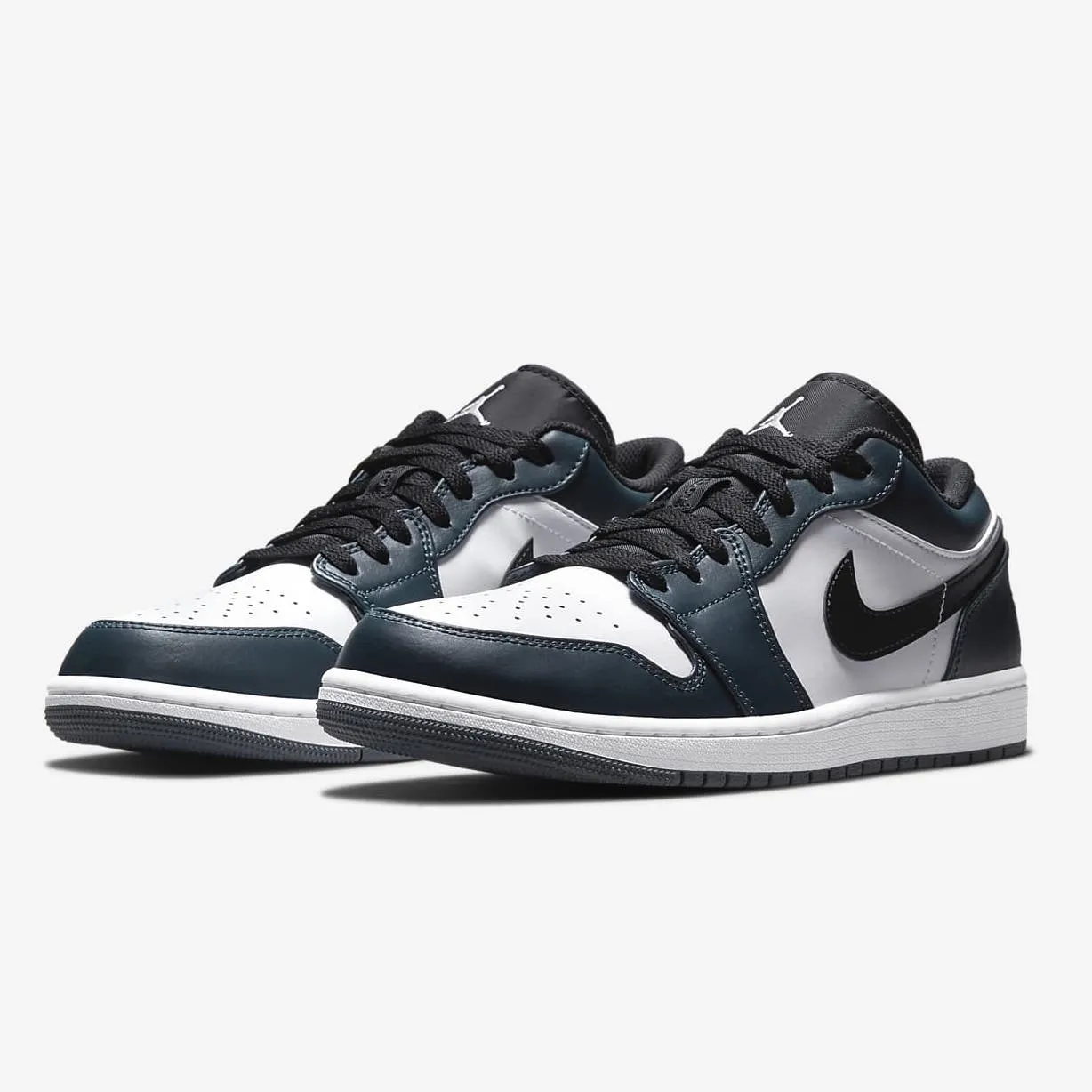 Women's / GS Air Jordan 1 Low "Dark Teal" (Dark Teal/White/Black)(553560-411)